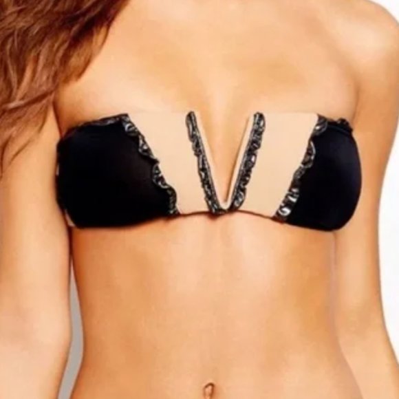 Beach Bunny Other - Beach Bunny Bronze Smoke & Mirrors Bandeau Top